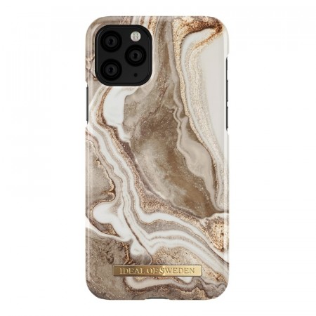iDeal Of Sweden iPhone 11 Pro Fashion Case - Golden Sand Marble