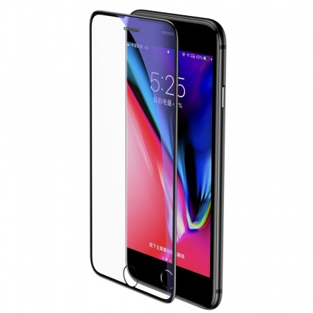 iPhone 8/7 Premium Skjermbeskytter - Svart