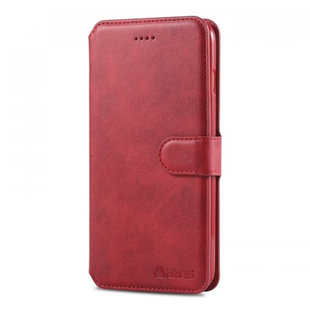 Azns Lommebok deksel for iPhone 6 Plus / 6S Plus rød
