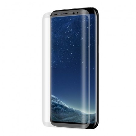 Lux herdet glass skjermbeskytter heldekkende Buet Galaxy S8