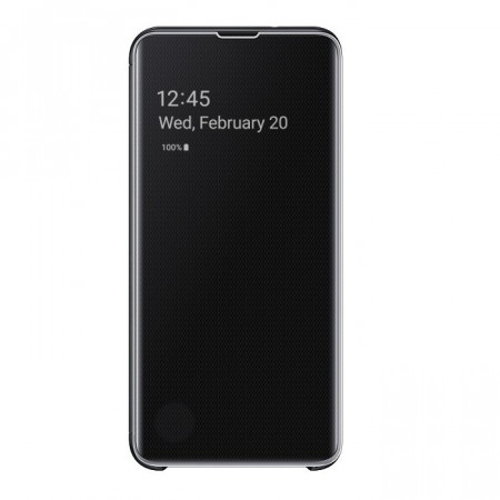 Samsung Galaxy S10e Clear View Deksel - Svart