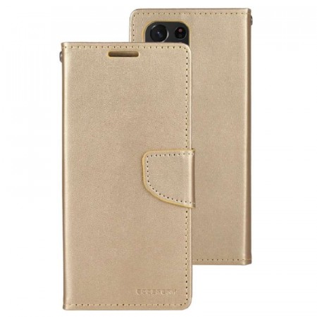 Mercury Goospery Lommebok-deksel for Galaxy S21 Ultra gull