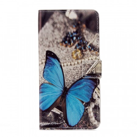 Deksel til Huawei Honor 10 - blue Butterfly