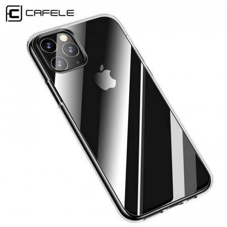 CAFELE TPU Deksel m/skjermbeskytter for iPhone 11 Pro Max Gjennomsiktig