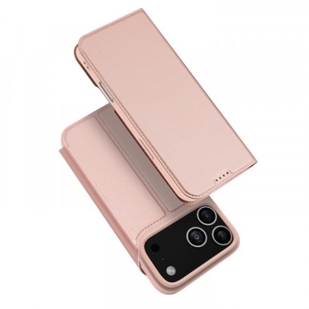 Dux Ducis Skin Pro Series Flip deksel iPhone 17 Pro Roségull
