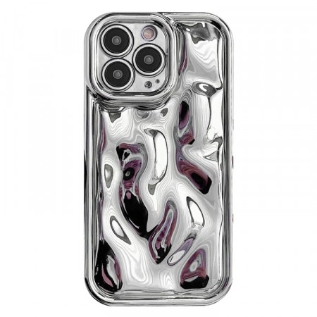 Wavy deksel til iPhone 16 Pro Max – Sølv