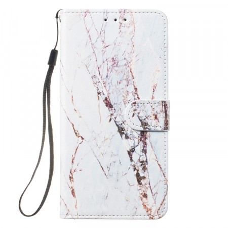 Lommebok deksel for Samsung Galaxy S8 hvit marmor