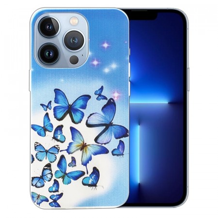 Fashion TPU Deksel for iPhone 13 Pro - Butterfly