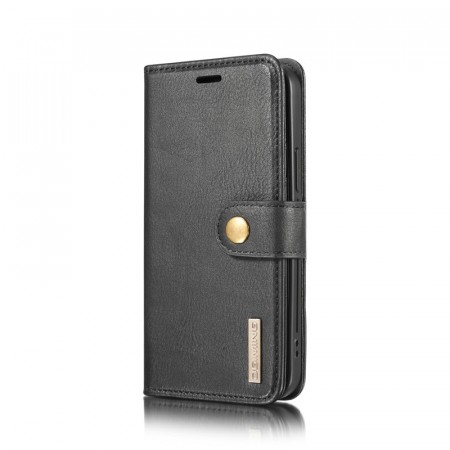 DG.Ming 2-i-1 Lommebok-deksel I Lær iPhone 12/12 Pro svart