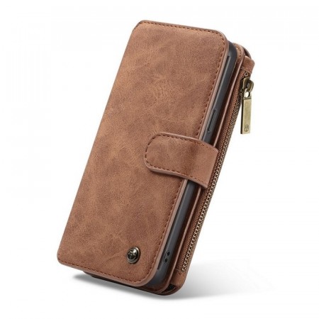 CaseMe 2-i-1 Lommebok deksel Galaxy S20 Ultra brun