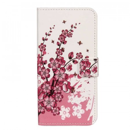Lommebok deksel for LG G7 ThinQ - Peach Blossom