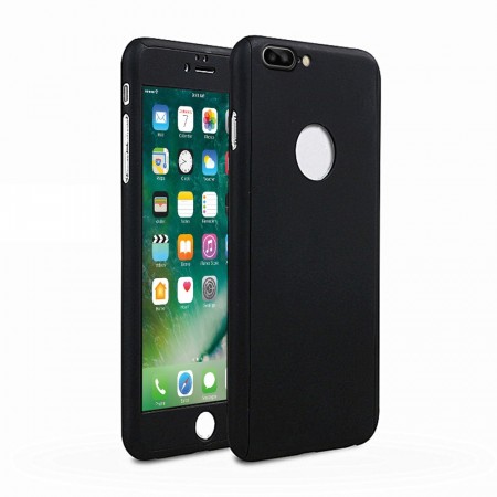 Deksel ultraslankt 360 iPhone 7/8/SE (2020) svart