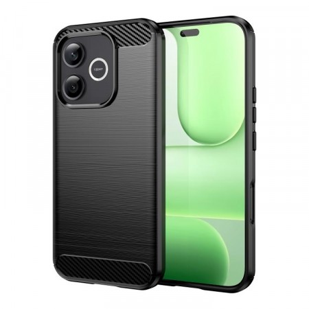 Tech-Flex Deksel karbonfiber Honor 600 Lite 5G svart