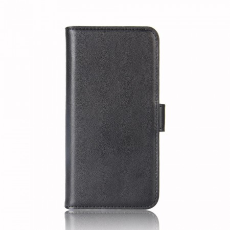 Lommebok deksel ekte Lær for Galaxy S10 Plus svart