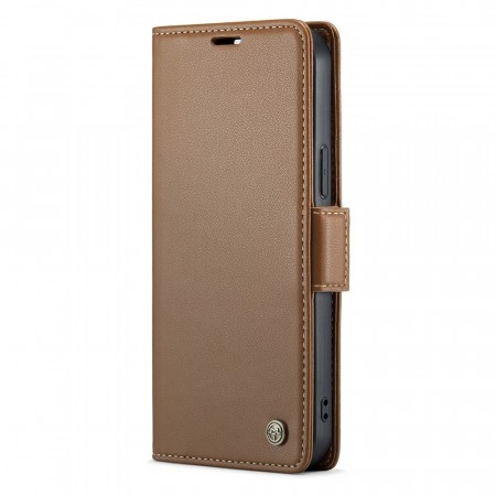 CaseMe Lommebok deksel for iPhone 15 Plus brun