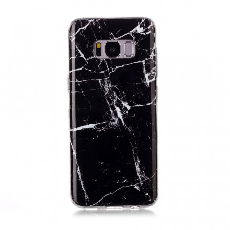 Fashion TPU Deksel Samsung Galaxy S8 - svart Marmor