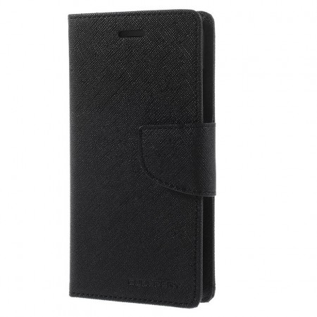 Mercury Goospery Fancy Diary deksel for iPhone 6 / 6S svart