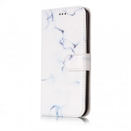 Lommebok deksel for Samsung Galaxy S7 Edge hvit marmor