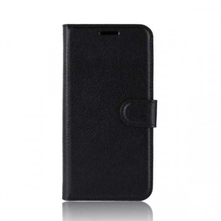 Lommebok deksel for Motorola Moto E6 Plus svart