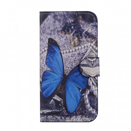 Deksel til iPhone X/XS - Blue Butterfly