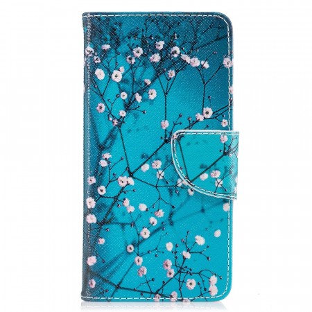 Lommebok deksel for Huawei Y6 (2017) - Rosa blomster