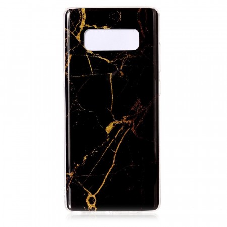 Fashion TPU Deksel for Samsung Galaxy Note 8 - Marmor svart