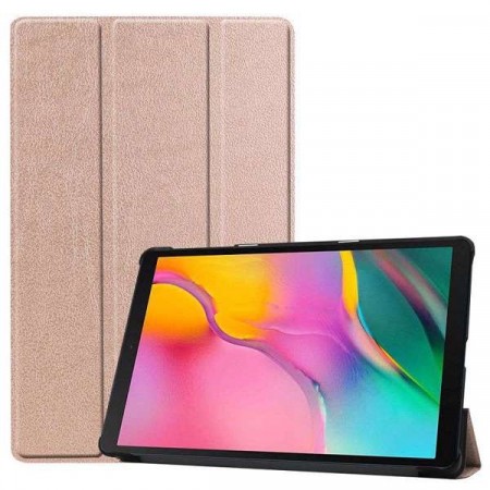 Deksel Tri-Fold Smart til Galaxy Tab A 10.1 (2019) Roségull