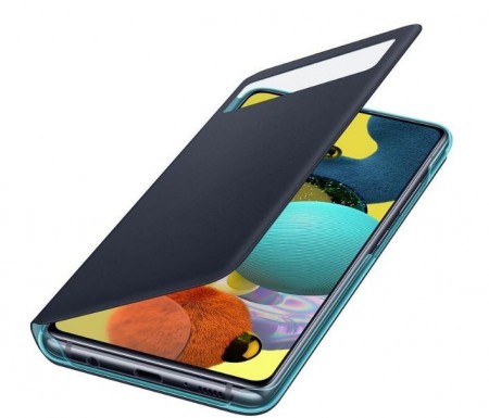 Samsung Galaxy A51 5G S View Wallet Cover - Svart