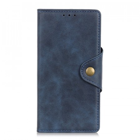 Lommebok deksel Retro for Galaxy Note 10 mørke blå