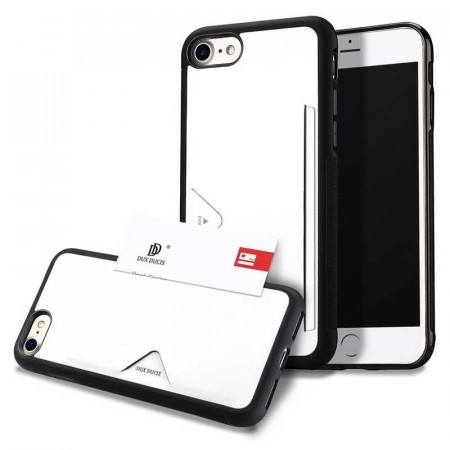 iPhone 8/7/SE (2020) Dux Ducis Pocard - Hvit