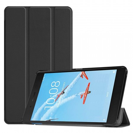 Deksel Tri-Fold Smart Lenovo Tab E7 TB-7104F svart