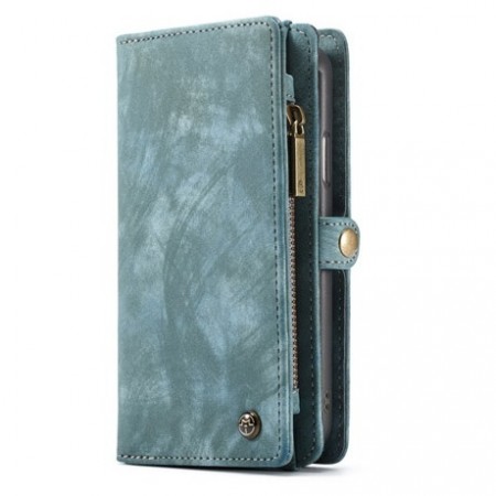 CaseMe 2-i-1 Lommebok deksel iPhone X/XS blå