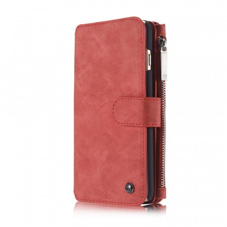 CaseMe 2-i-1 Lommebok deksel iPhone 6 / 6S rød