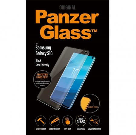 PanzerGlass Premium Buet skjermbeskyttelse Galaxy S10 svart