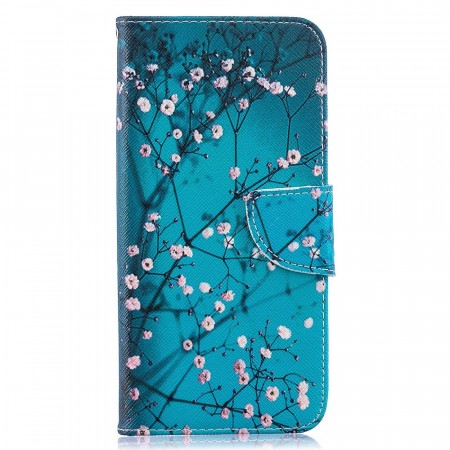 Lommebok deksel for Galaxy A50/A30s - Rosa blomster