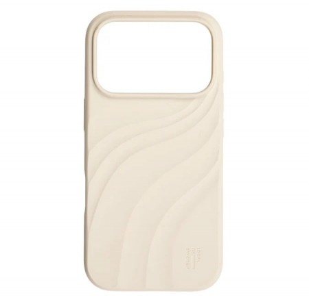 iDeal Of Sweden Swirl Silikon Deksel iPhone 18 Pro / iPhone 17 Pro MagSafe - Cloud Dancer