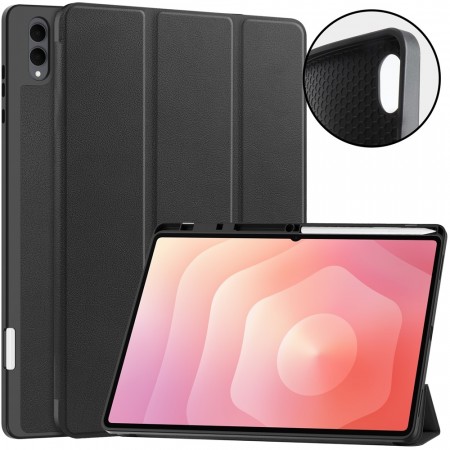 Deksel Tri-Fold Smart til Samsung Galaxy Tab S12 Ultra svart