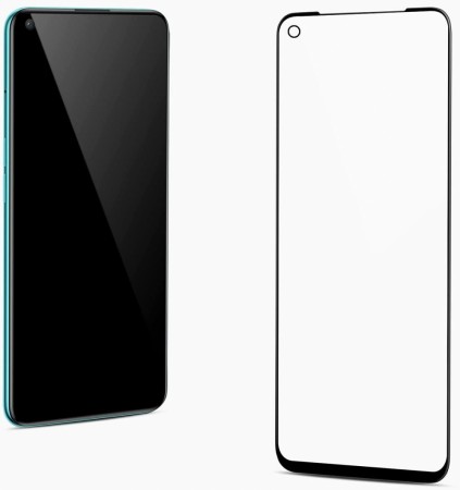 Lux herdet glass 3D skjermbeskytter OnePlus Nord CE svart