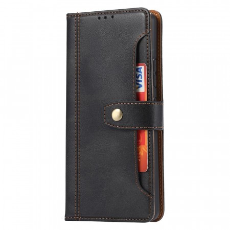 Lommebok deksel ekstra kortlomme for Samsung Galaxy A42 5G svart