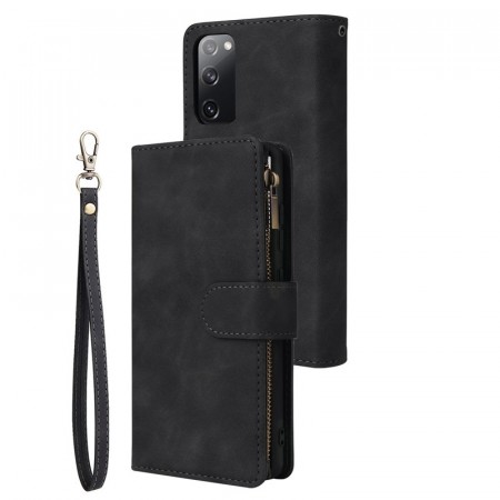 Lommebok deksel Multifunksjonell Samsung Galaxy S20 FE svart