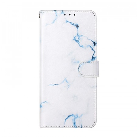 Lommebok deksel for Samsung Galaxy S21 Ultra hvit marmor