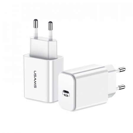 USAMS T14 PD USB-C Hurtiglader 18W