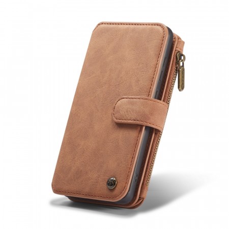 CaseMe 2-i-1 Lommebok deksel Galaxy S20 brun