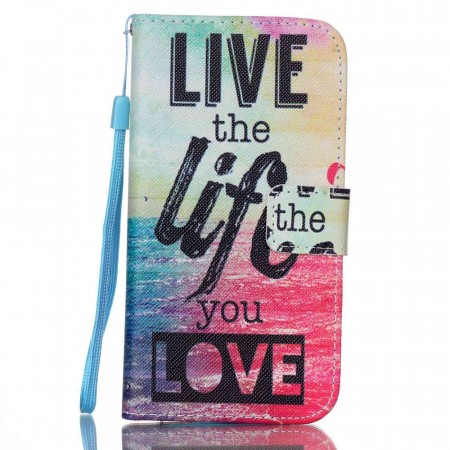 Lommebok deksel for Galaxy S7 - Live the Life You Love