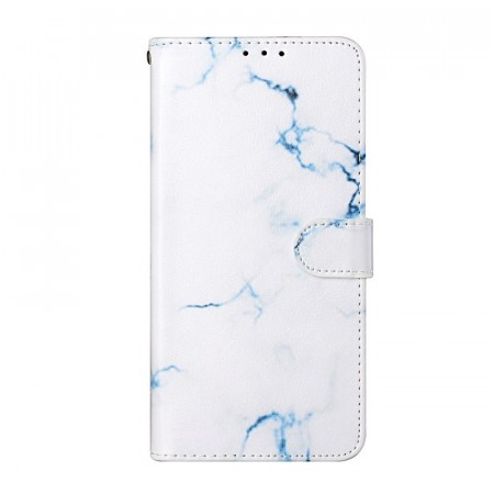 Lommebok deksel for Samsung Galaxy S21 hvit marmor
