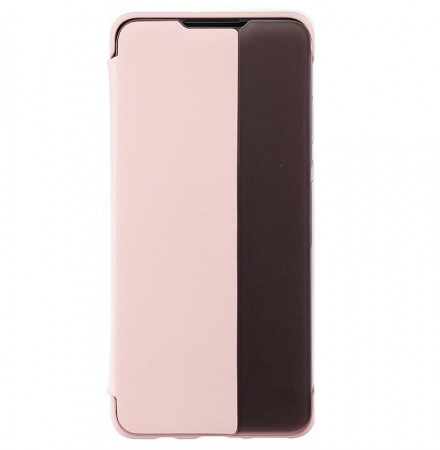 Huawei P30 Lite Smart View Flip deksel - rosa