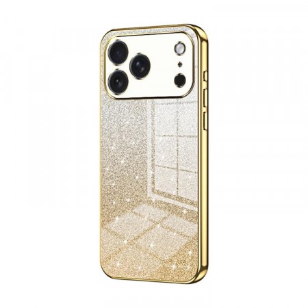 Fashion TPU Deksel Glitter Powder iPhone 17 Pro Max - Gull