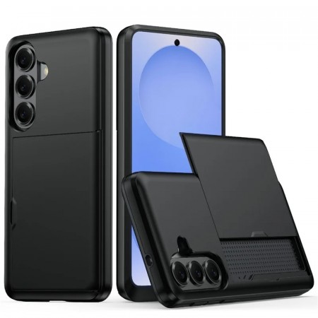 Hybrid Deksel plass til kort Samsung Galaxy A37 5G svart