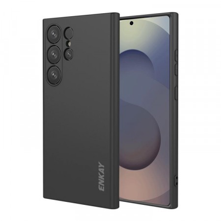 ENKAY Liquid Silikon deksel Samsung Galaxy S26 Ultra 5G - Svart
