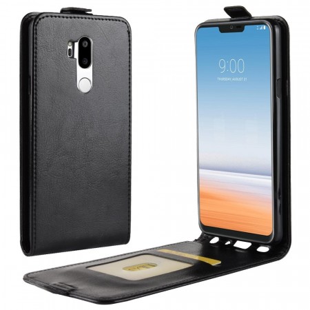 Deksel Vertikalt Flipp for LG G7 svart